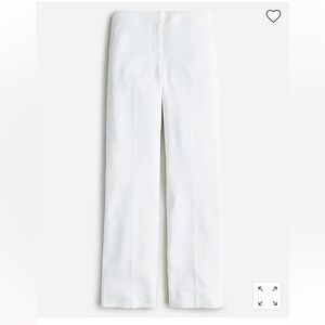 J. Crew Willa full-length flare pant in stretch linen blend